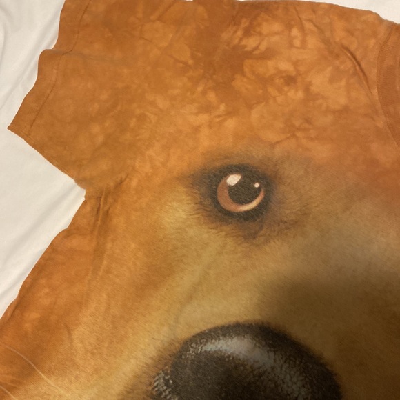 THE MOUNTAIN WOMEN SIZE M DOG PRINT T-SHIRT SIZE M - Picture 5 of 8
